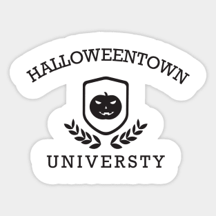 Halloween town University Sticker